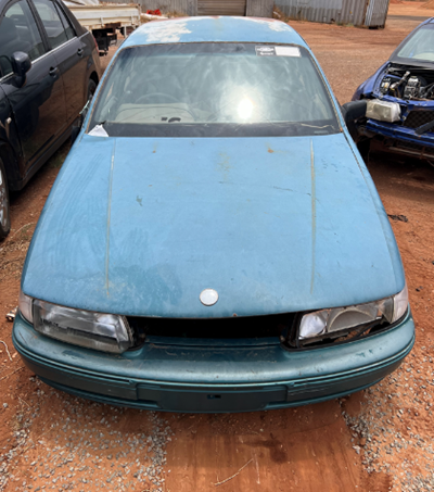 Impounded Vehicle: GREEN HOLDEN Registration: N/A