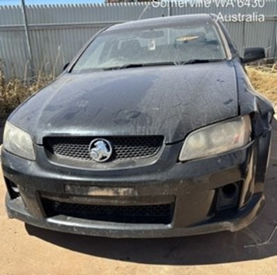 Impounded Vehicle: BLACK HOLDEN Registration: N/A