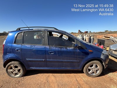 Impounded Vehicle: BLUE CHERY Registration: N/A