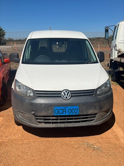 Impounded Vehicle: WHITE VOLKSWAGEN Registration: YES
