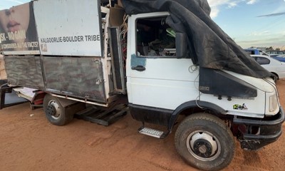 Impounded Vehicle: WHITE IVECO Registration: N/A