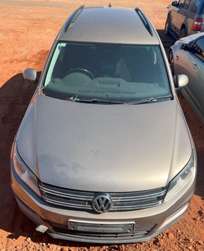 Impounded Vehicle: CHAMPAGNE  VOLKSWAGEN  Registration: N/A