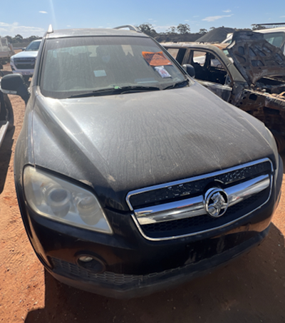 Impounded Vehicle: BLACK HOLDEN Registration: N/A