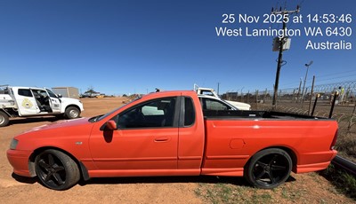 Impounded Vehicle: ORANGE FORD Registration: N/A