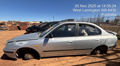 Impounded Vehicle: SILVER HYUNDAI Registration: N/A