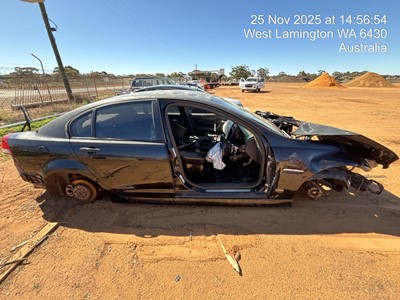 Impounded Vehicle: BLACK HOLDEN Registration: 1DKW191