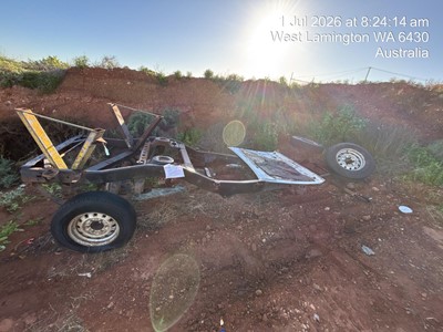 Impounded Vehicle: BLACK  UNKNOWN Registration: N/A
