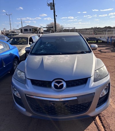 Impounded Vehicle: SILVER MAZDA Registration: N/A