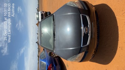 Impounded Vehicle: BLACK kia Registration: N/A