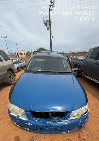 Impounded Vehicle: BLUE HOLDEN Registration: N/A