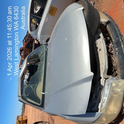 Impounded Vehicle: SILVER HOLDEN Registration: No plate