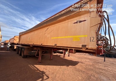 Impounded Vehicle: WHITE SIDE TIPPER Registration: 1TXU 994