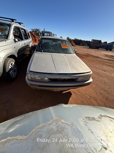 Impounded Vehicle: SILVER TOYOTA Registration: NONE