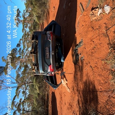 Impounded Vehicle: BLUE HYUNDAI Registration: 1EEE637