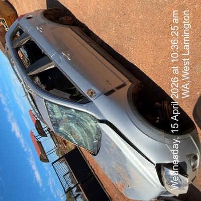 Impounded Vehicle: SILVER HOLDEN Registration: NONE