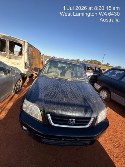 Impounded Vehicle: BLACK HONDA Registration: NONE