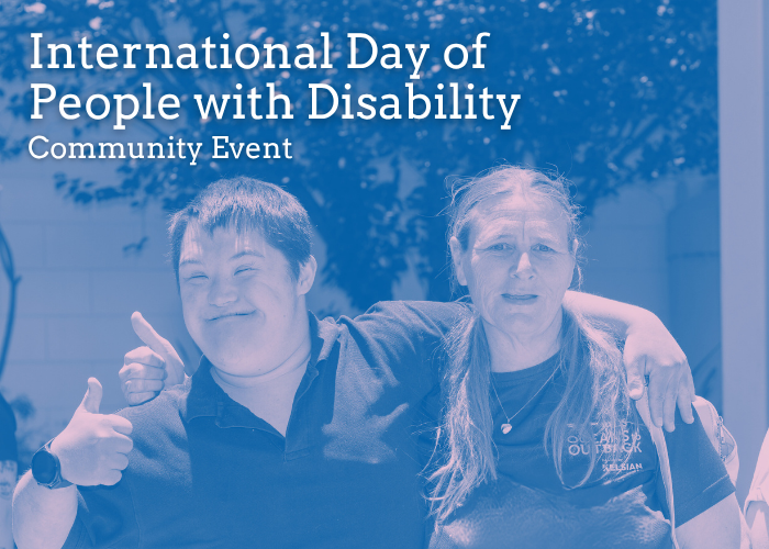 International Day of People with Disability Community Event