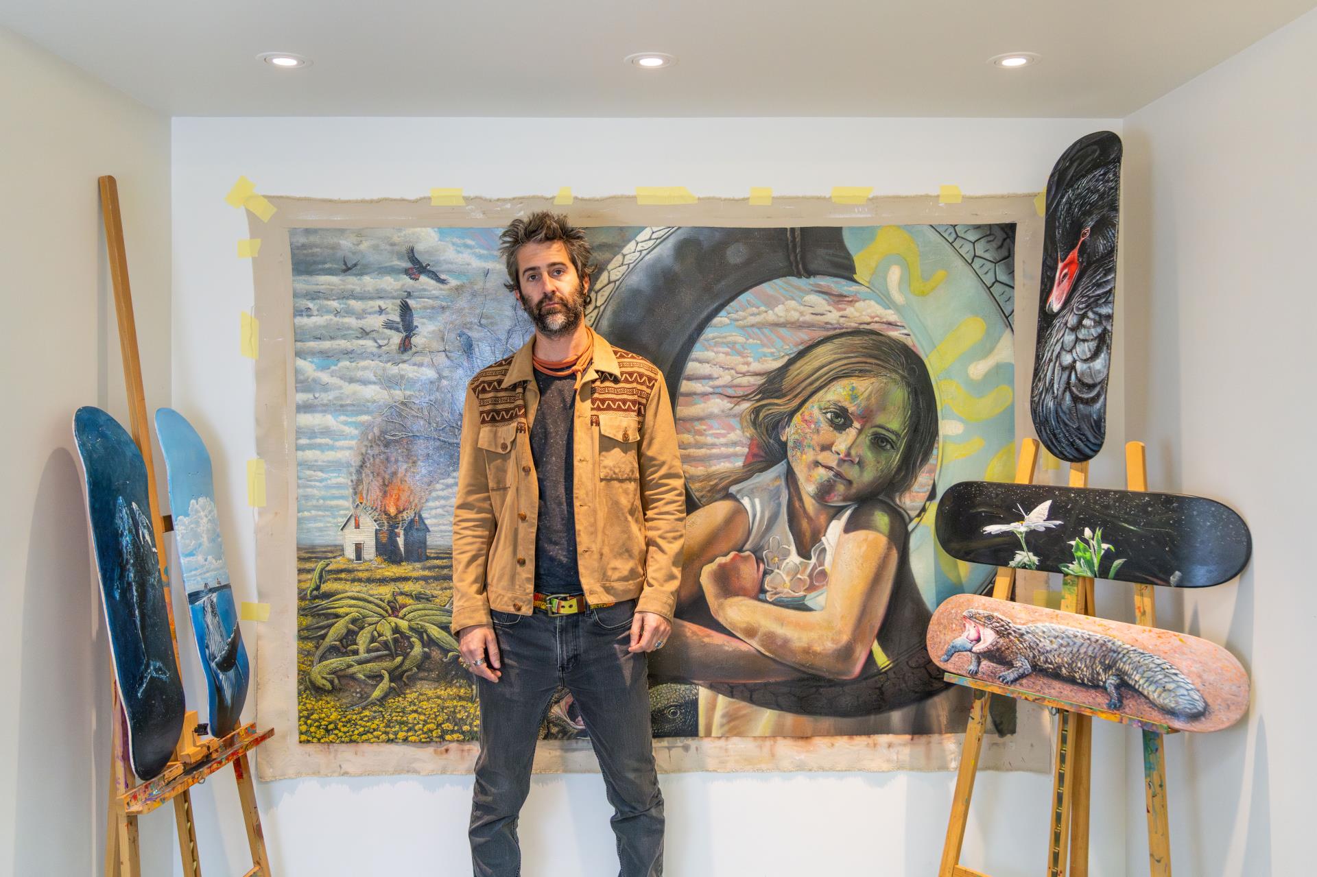 Community Invited to Workshops with Artist in Residence Jose Bacarreza