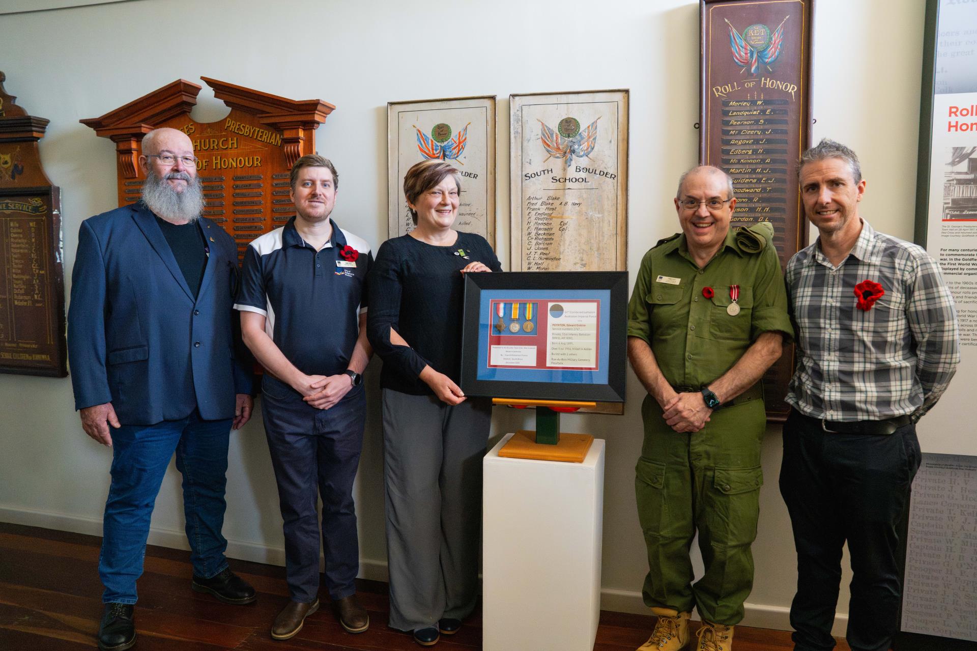 WWI Medals of Goldfields Soldier Return Home to Kalgoorlie Boulder