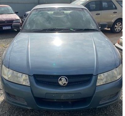 Impounded Vehicle: Blue Holden Registration: N/A