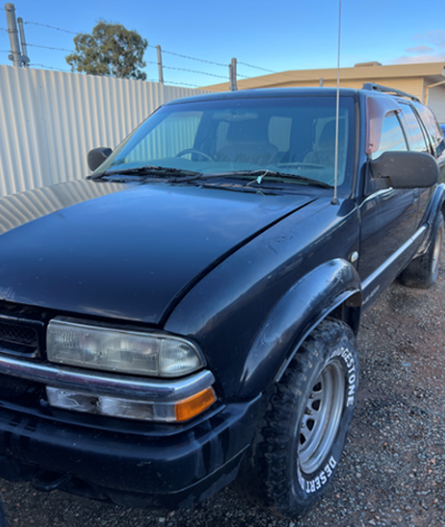 Impounded Vehicle: BLACK CHEVROLET Registration: 1AS4GM (VIC)