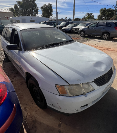 Impounded Vehicle: WHITE HOLDEN Registration: N/A